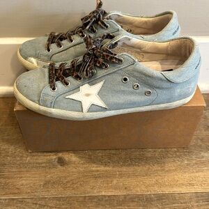 Golden Goose Superstar Low-Top Denim Sneakers
SIZE 42 (12) with box